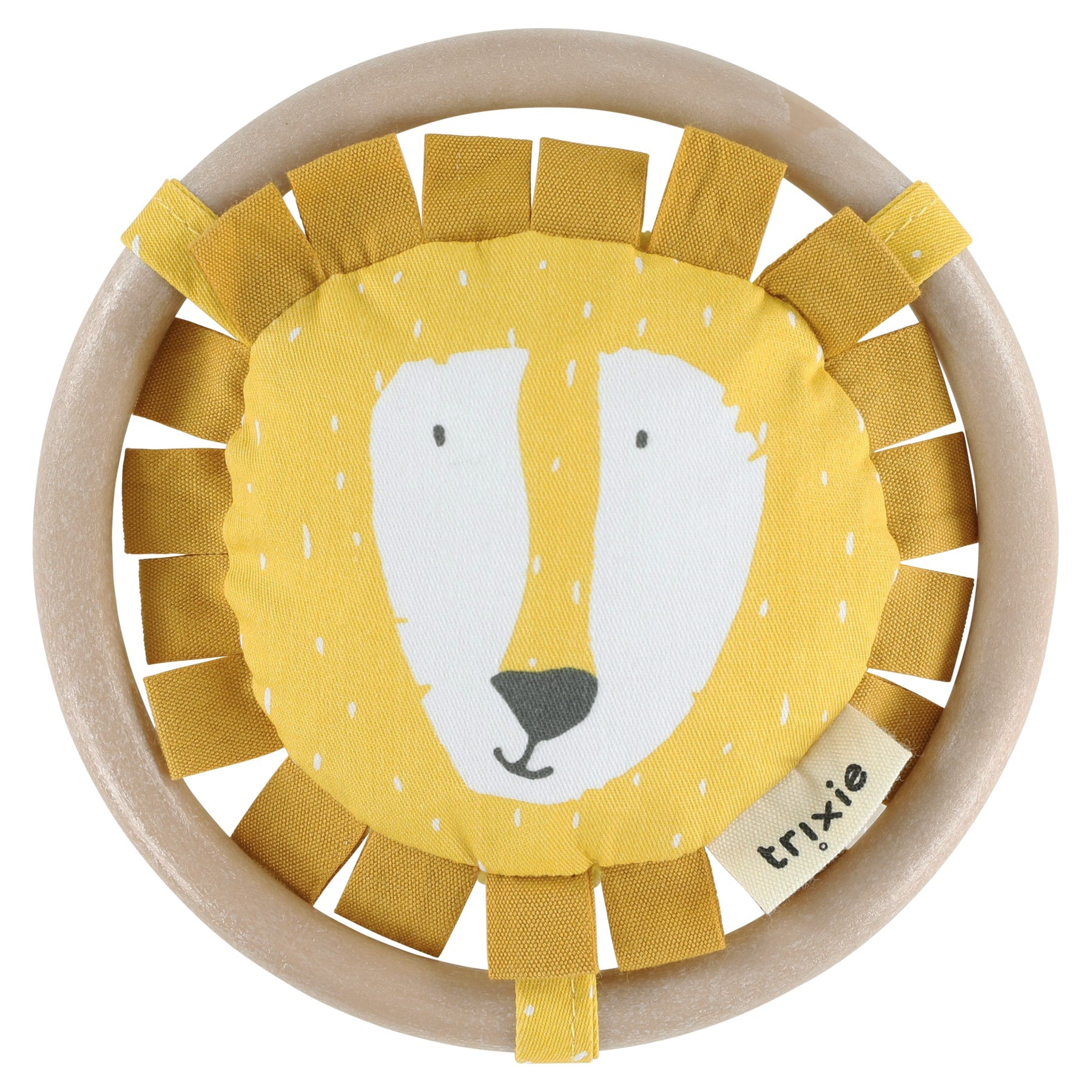Trixie Mr. Lion rammelaar in ronde vorm voor baby's