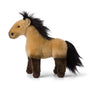 WWF knuffel paard van Bon Ton Toys met manen – zijkant