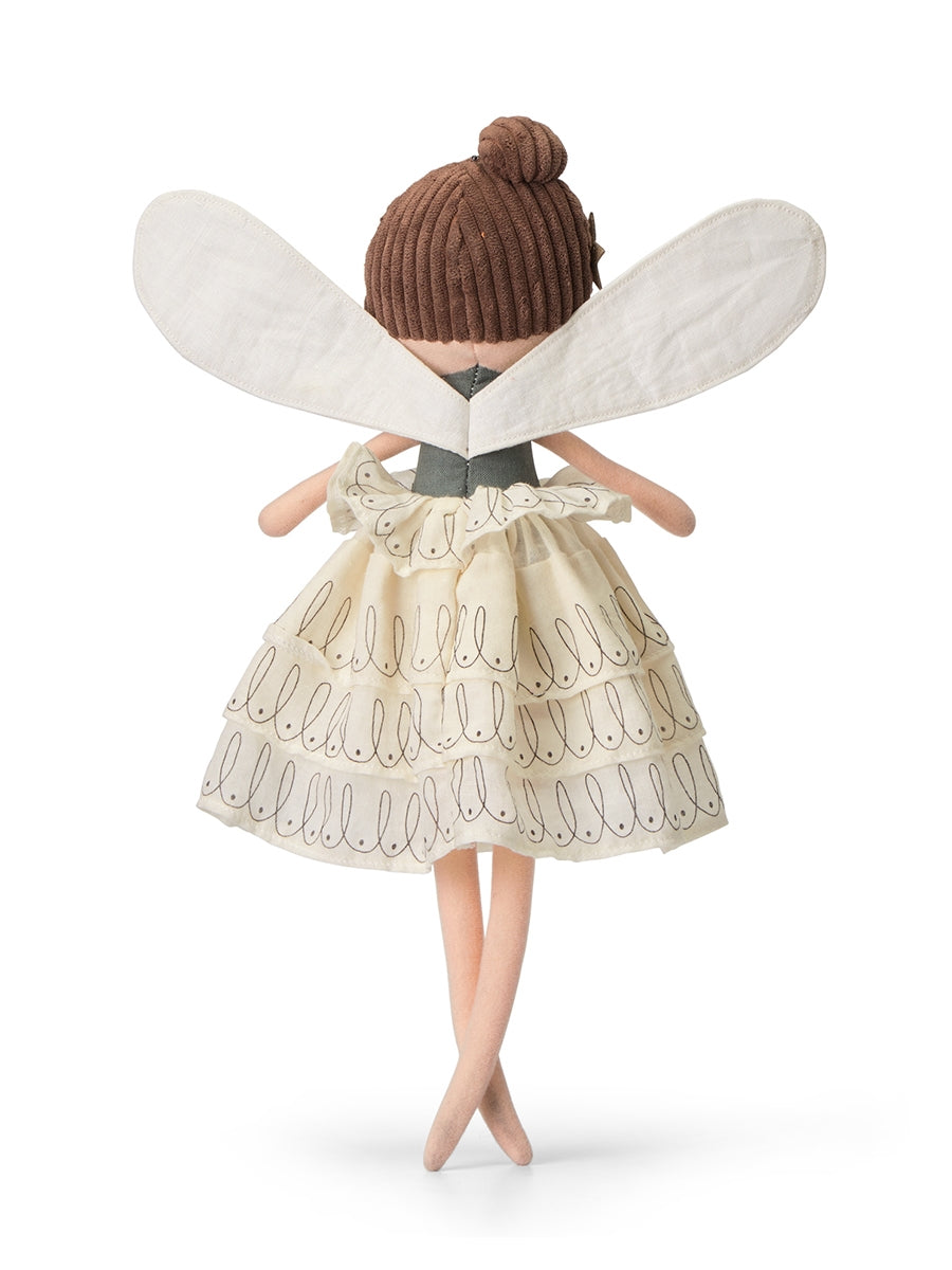 fairy mathilda in beige en bruin met glitterdetails
