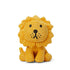 Lion eco corduroy gele ribstof knuffel van Bon Ton Toys 17 cm