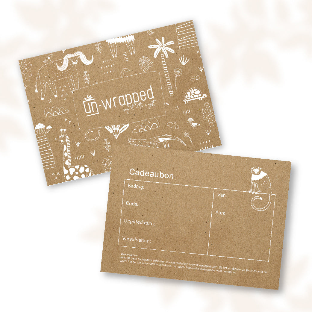 Cadeaubon per post