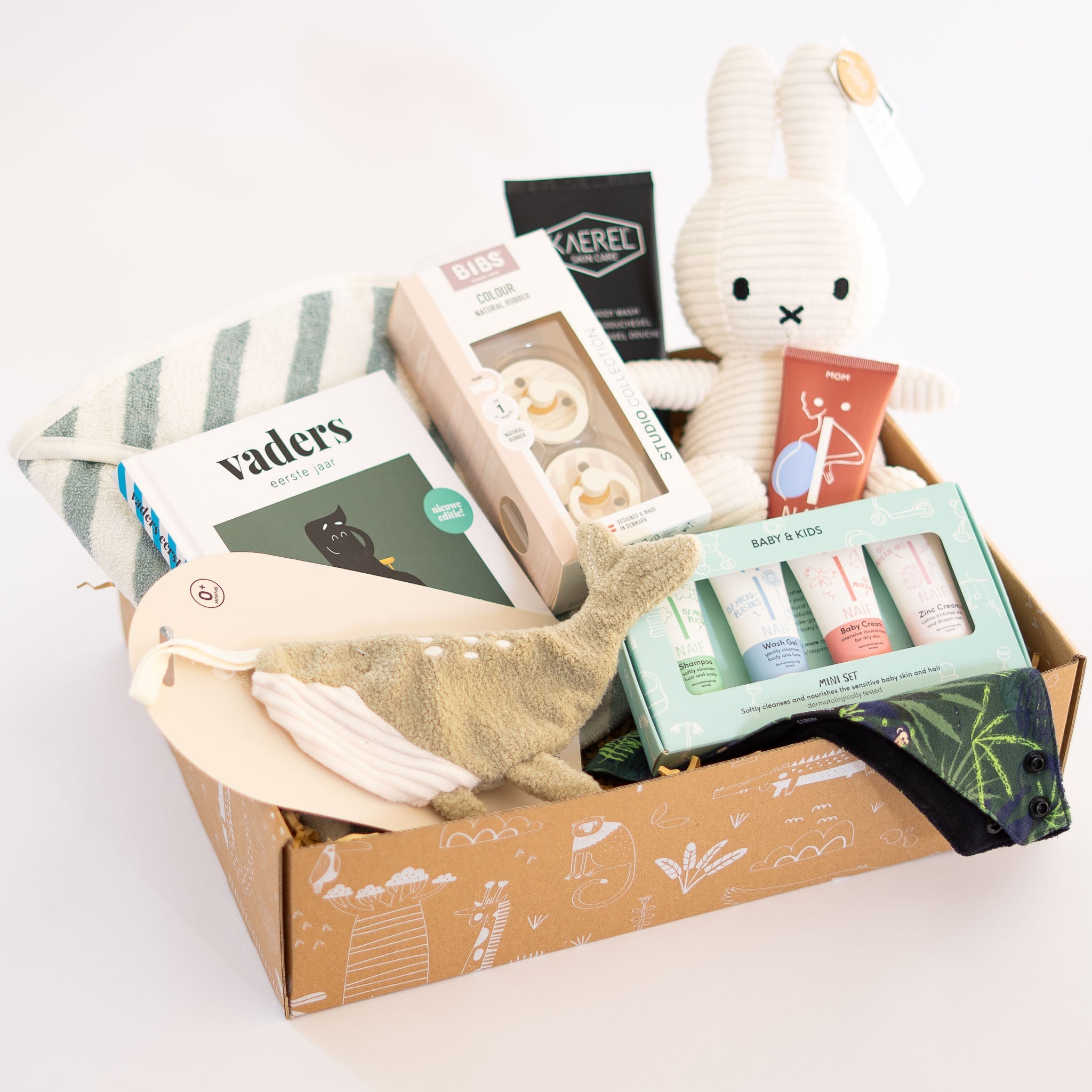 Kraamcadeau pakket Family vibes groot babycadeaupakket