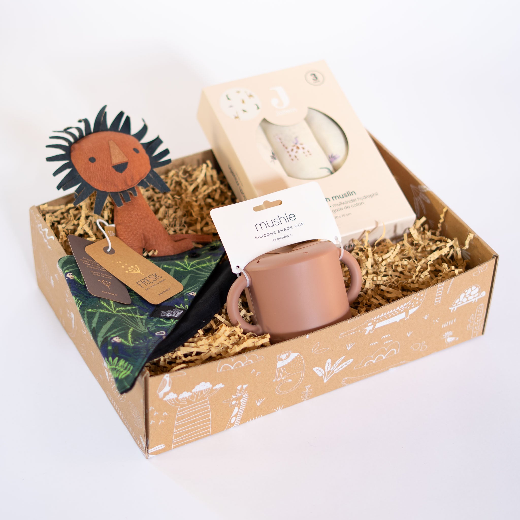 Kraamcadeau pakket Giggles & co stoer babycadeaupakket 