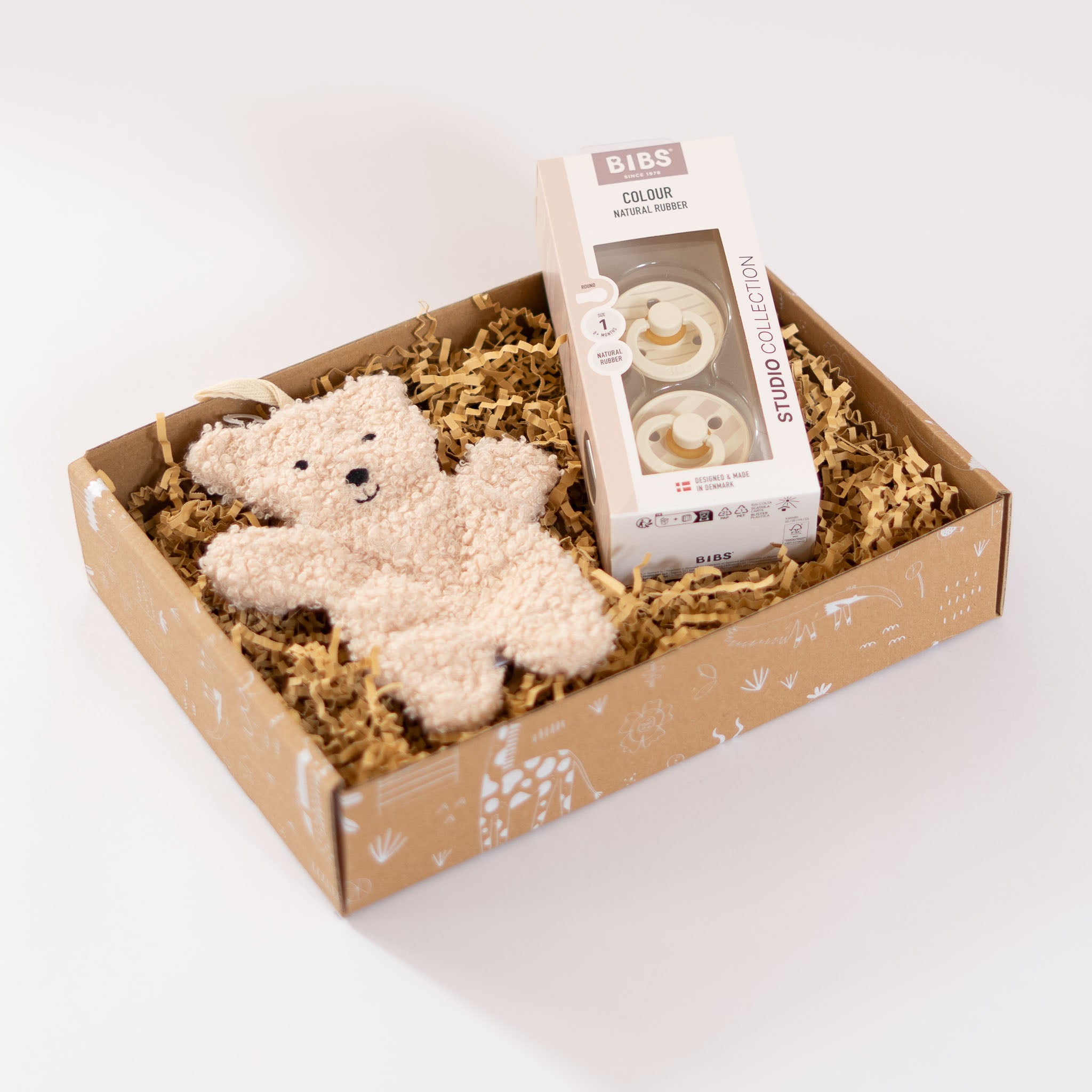 Kraamcadeau pakket Tutter time met bibs spenen en jollein speendoekje