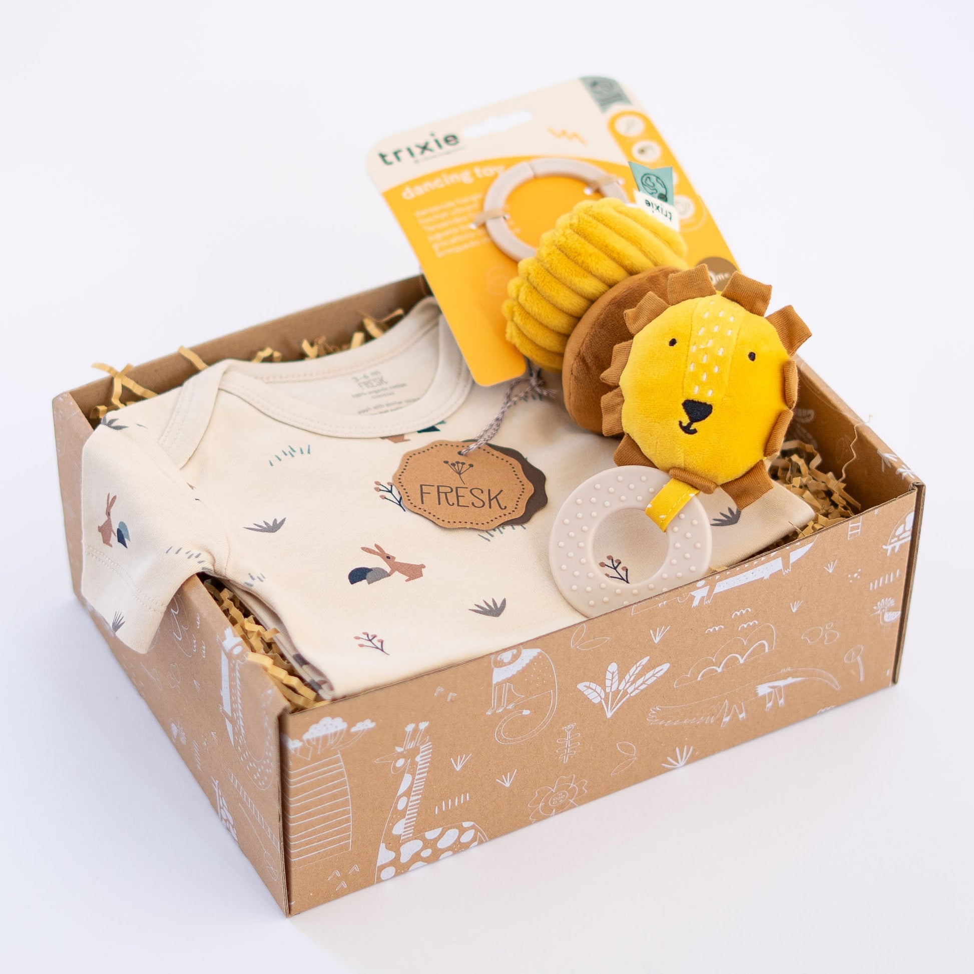 Kraamcadeau pakket Wobbly lion