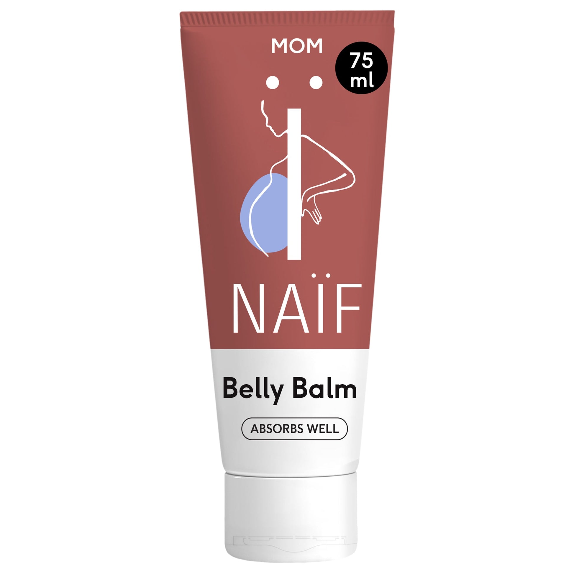 Naïf Voedende Buikbalsem 75 ml – natuurlijke verzorging voor zwangere buik