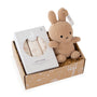 Nijntje kraamcadeau Soft Miffy met beige Nijntje Tiny Teddy en Jollein hydrofiele doeken Woolly