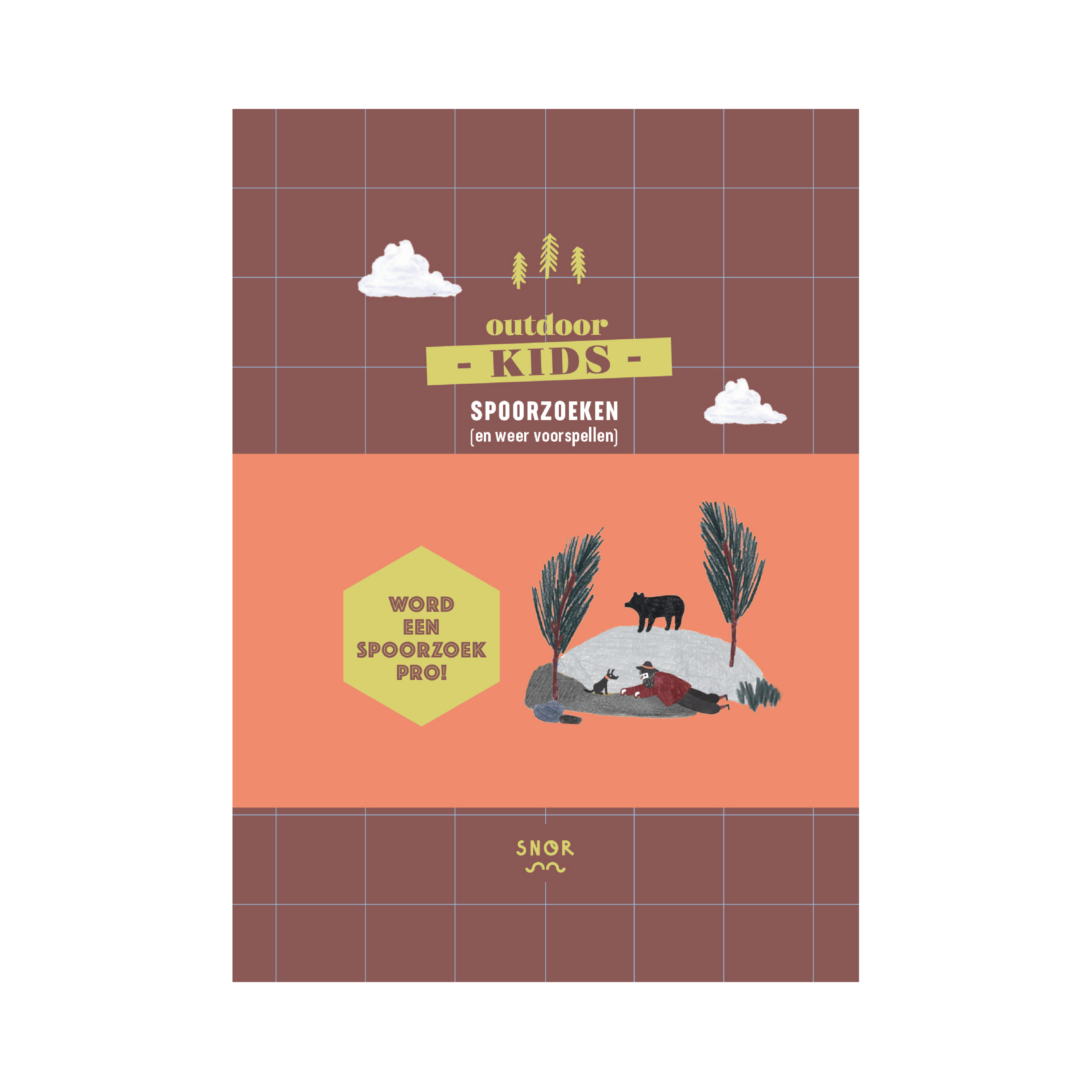 boek spoorzoeken outdoor kids van uitgeverij snor