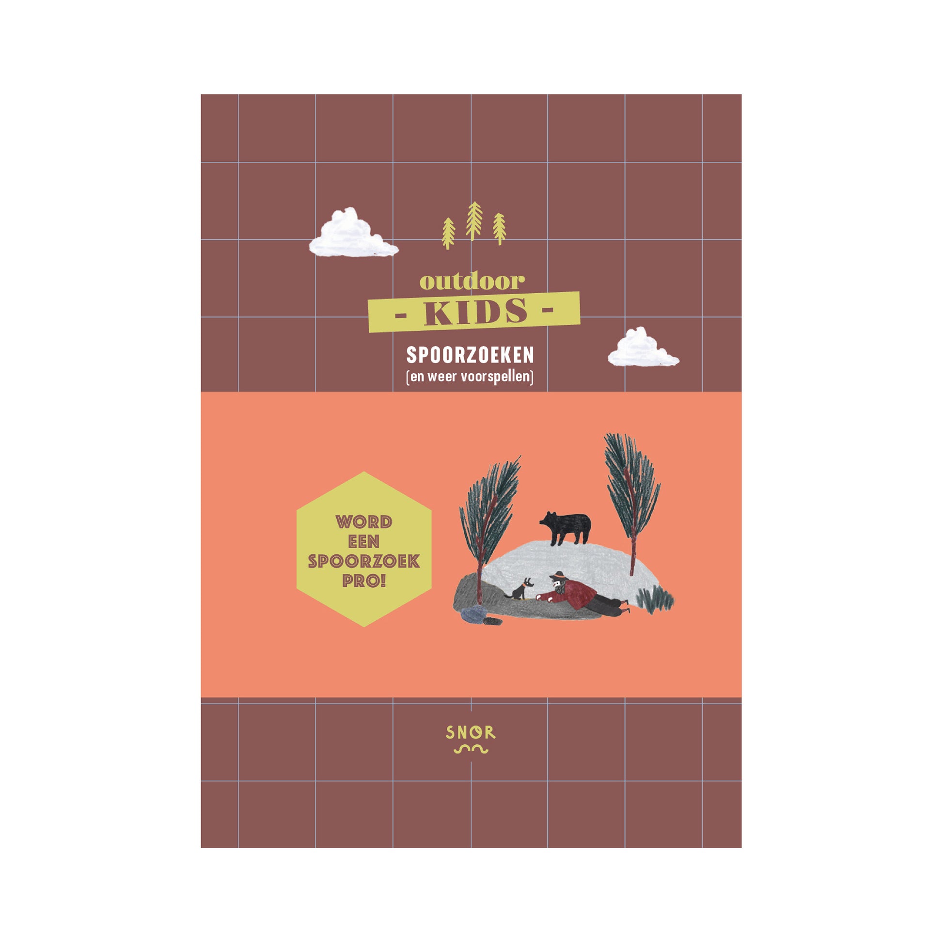 boek spoorzoeken outdoor kids van uitgeverij snor